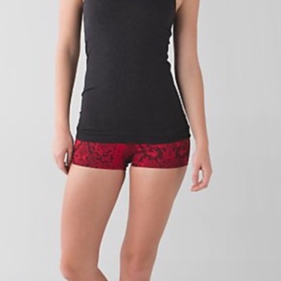 lululemon athletica Pants - Lululemon Shorts. Boogie shorts  Red snake print