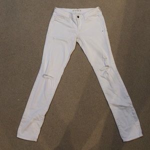 White Bullhead Jeggings