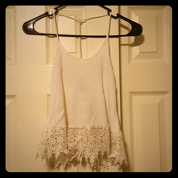 Lace trimmed cami