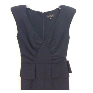 Structured navy dress