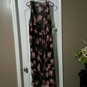 Long Floral Tunic