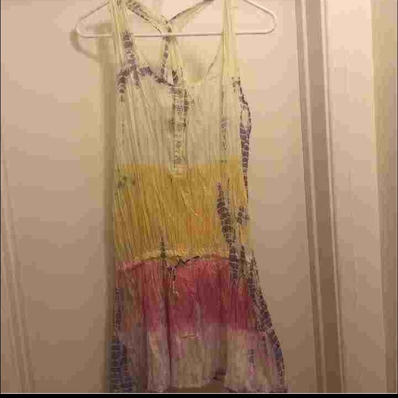 Colorful swimsuit cover up