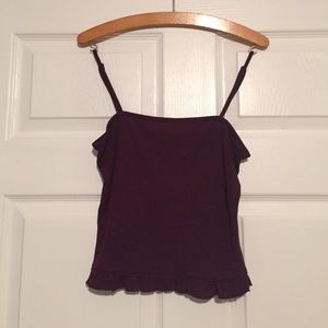 Burgundy Crop Top🔴