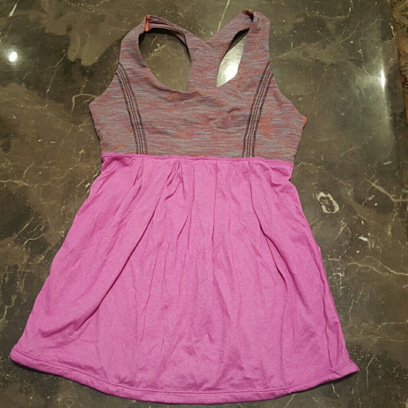 lululemon athletica Tops - Lululemon magenta wee stripe tank