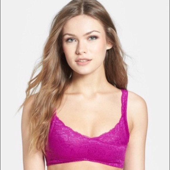 Free People Criss Cross Galloon lace bralette