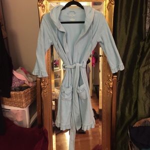 Victoria's Secret baby blue angel bath terry robe