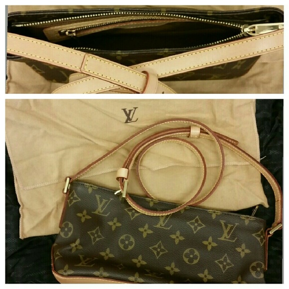 Authentic  Loui Vuitton Trotteur Shoulder Bag