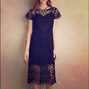 Anthropologie Lace Midi Dress