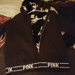 Vs faux fur coat pink rare nwot