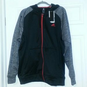 Mens adidas zip up jackey