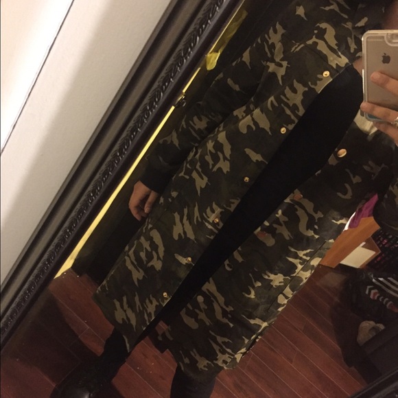 Camo long jacket - Picture 4 of 4