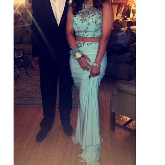 COLORS Dress Tw Piece Prom Dress - Picture 3 of 4