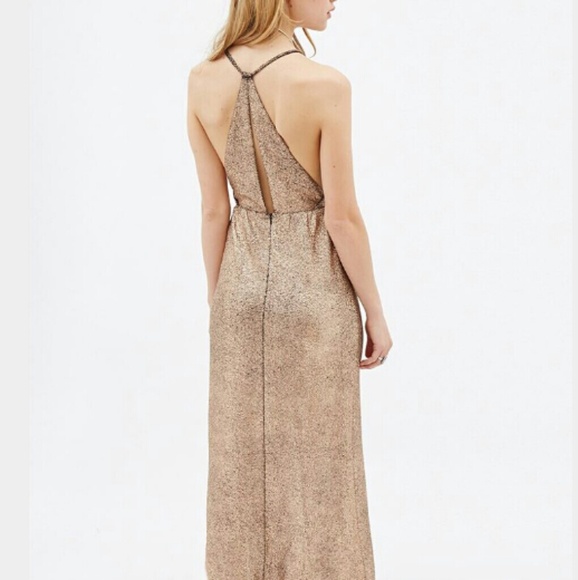 F21 metallic dress NWT