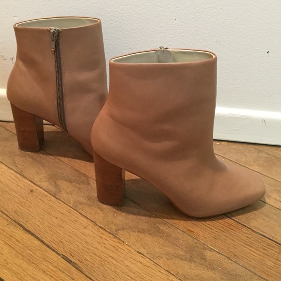 Zara Tan Ankle Boots