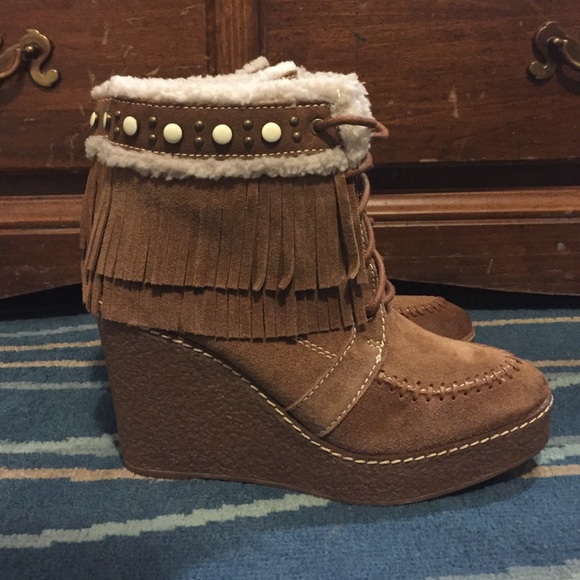 Sam Edelman fringe wedges