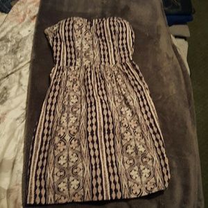 Strapless dress