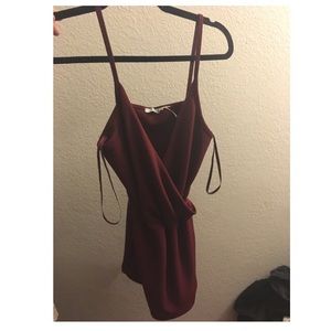 Urban outfitters maroon romper