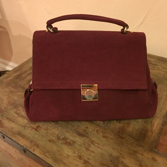 Zara suede bag