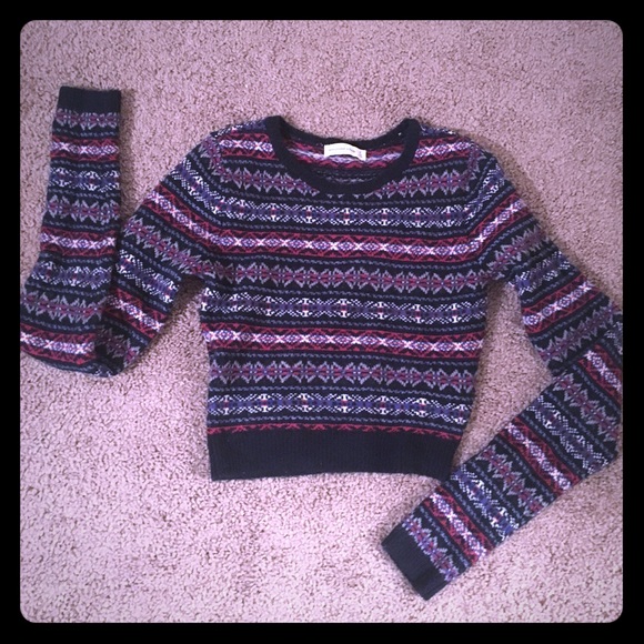 A&F cropped sweater