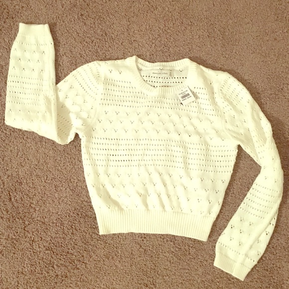 A&F cropped sweater