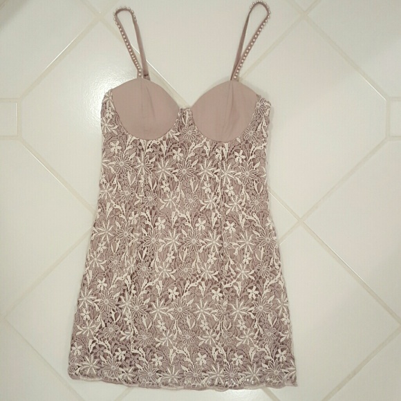   Dresses & Skirts - Cocktail Dress with Pearl Detailed Straps