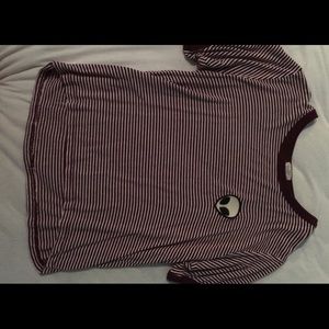 Brandy Melville striped alien top