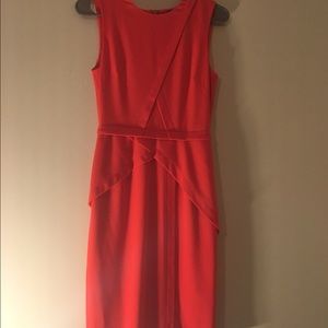 Red BCBG dress
