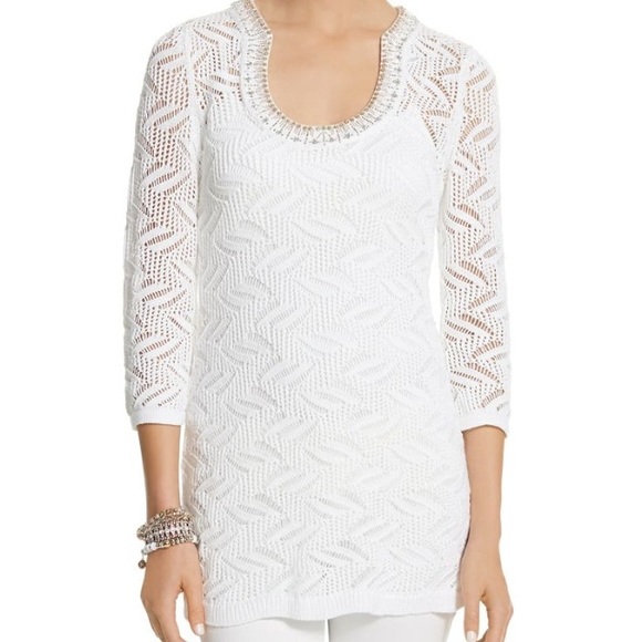 Embellished Novelty Stretch Tunic FINAL PRICE