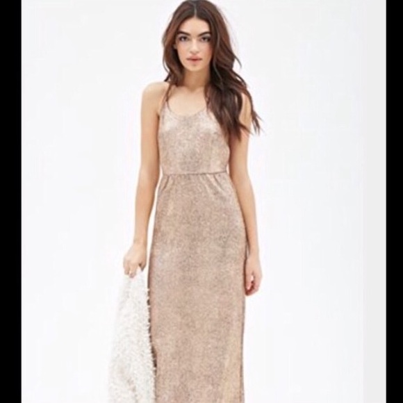 NWT ROSE GOLD DRESS