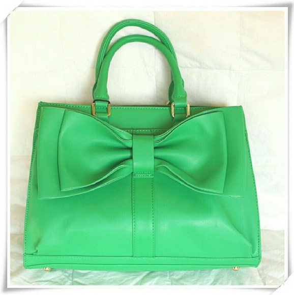 JustFab Handbags - JustFab bag in KELLY green.