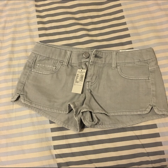 NWT American Eagle Grey Denim Shorts