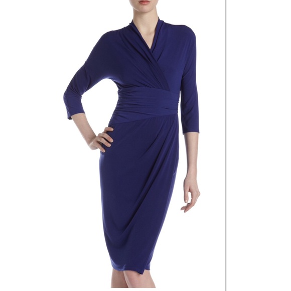 Suzy Chin for Maggie Boutique Dresses & Skirts - Suzi Chin for Maggy Boutique Faux-Wrap Dress