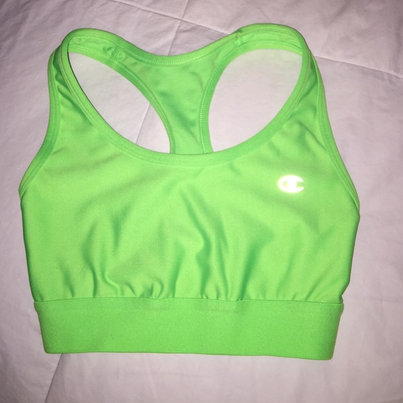 Lime Green Sports Bra