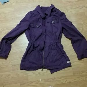 Roxy trench coat bomber jacket