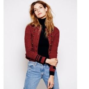 Free People In The Band Textured Jacket