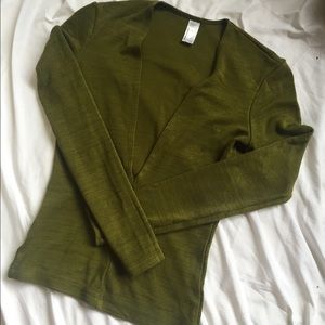 AMERICAN APPAREL DEEP V CUT SHIRT!!