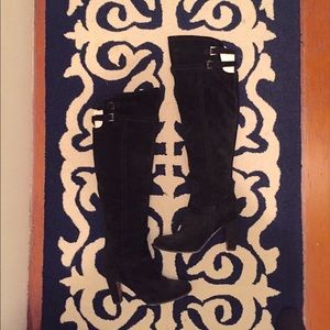 Sam Edelman over the knee suede boots.