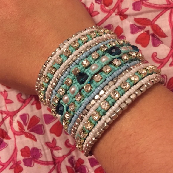Beaded Bracelet Cuff