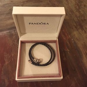 Pandora leather bracelet