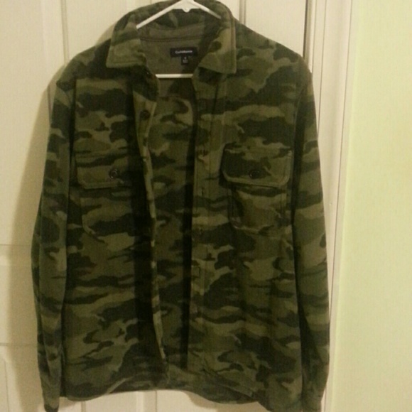 Camo fleece jacket