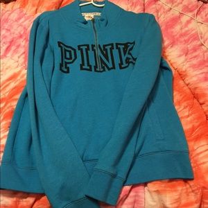 Pink Victoria secrets half zip!