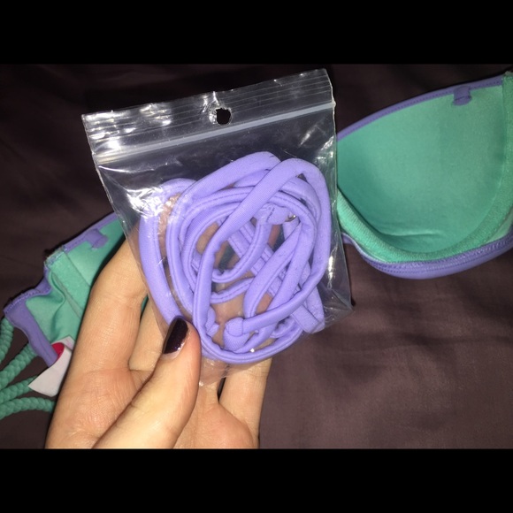 PINK Victoria secret bandeau bikini push up top - Picture 4 of 4