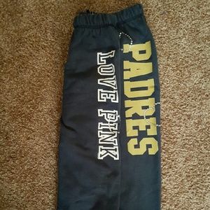 Victoria's secret pink MLB San Diego Padres sweats