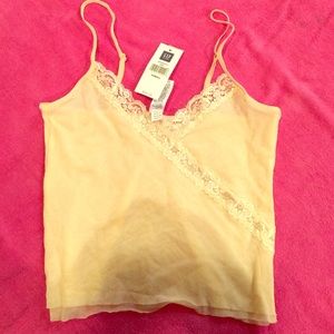 New Gap Lacy Cami - size small