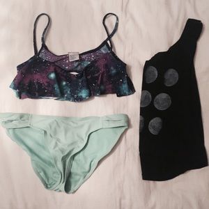 Galaxy swim top