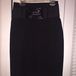 High waisted pencil skirt