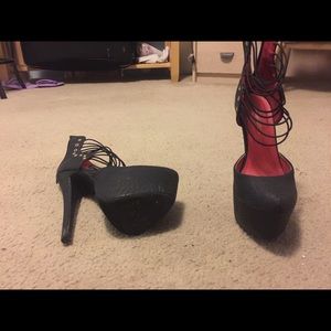 Louboutin Daffodil height inspired heels.