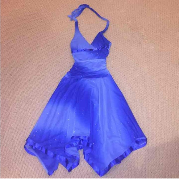 Ombré blue dress
