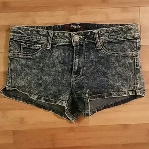 Denim shorts