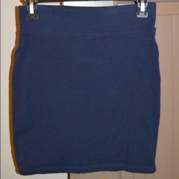Forever 21 navy pencil skirt